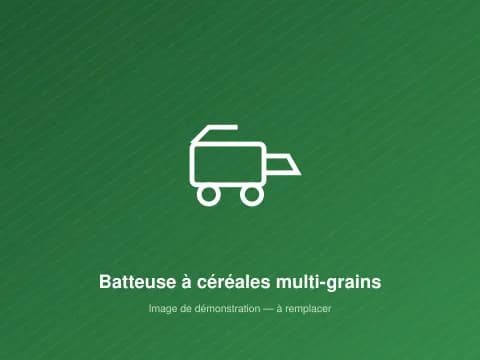 Batteuse à céréales multi-grains
