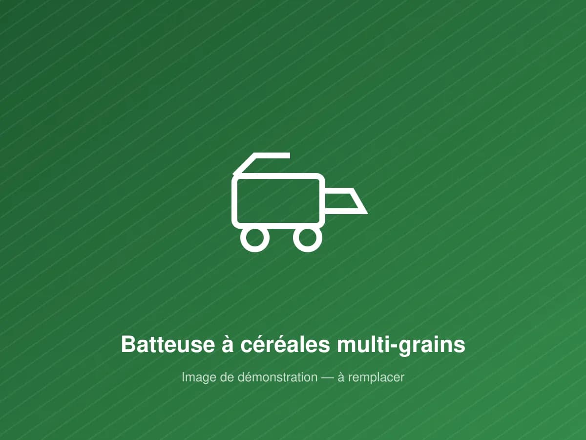 Batteuse à céréales multi-grains