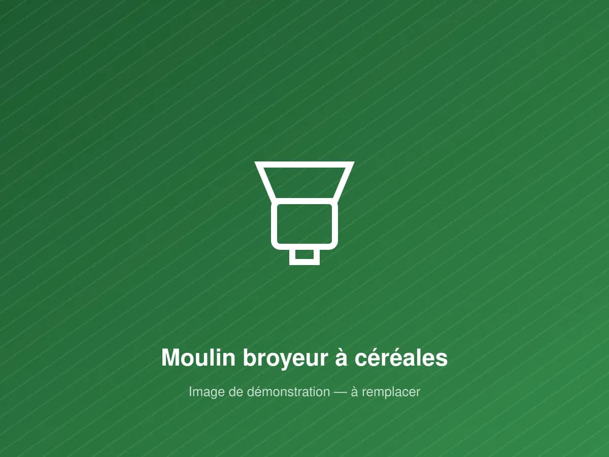 Moulin broyeur à céréales